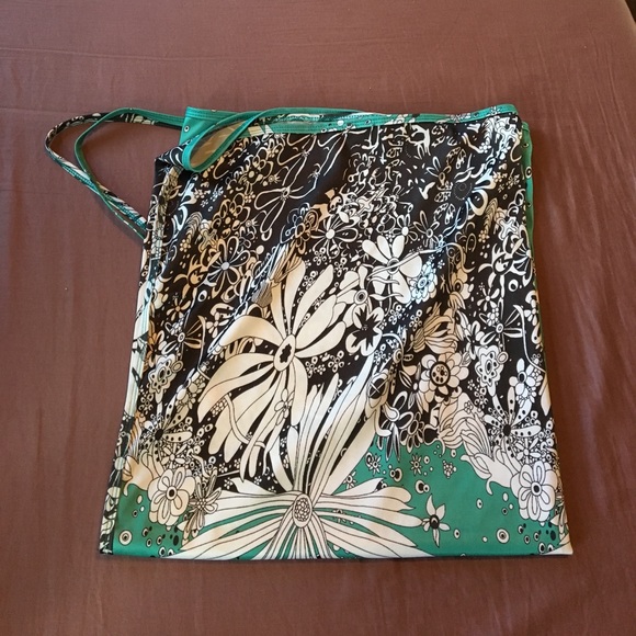 Teal floral Beach cover up size M - Picture 2 of 2